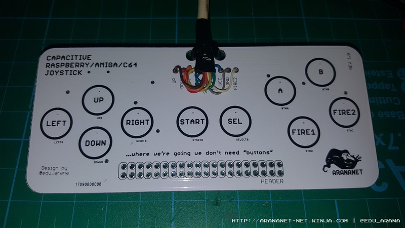 Illustration for article titled El primer joystick capacitivo para C64/Amiga y Raspberry Pi
